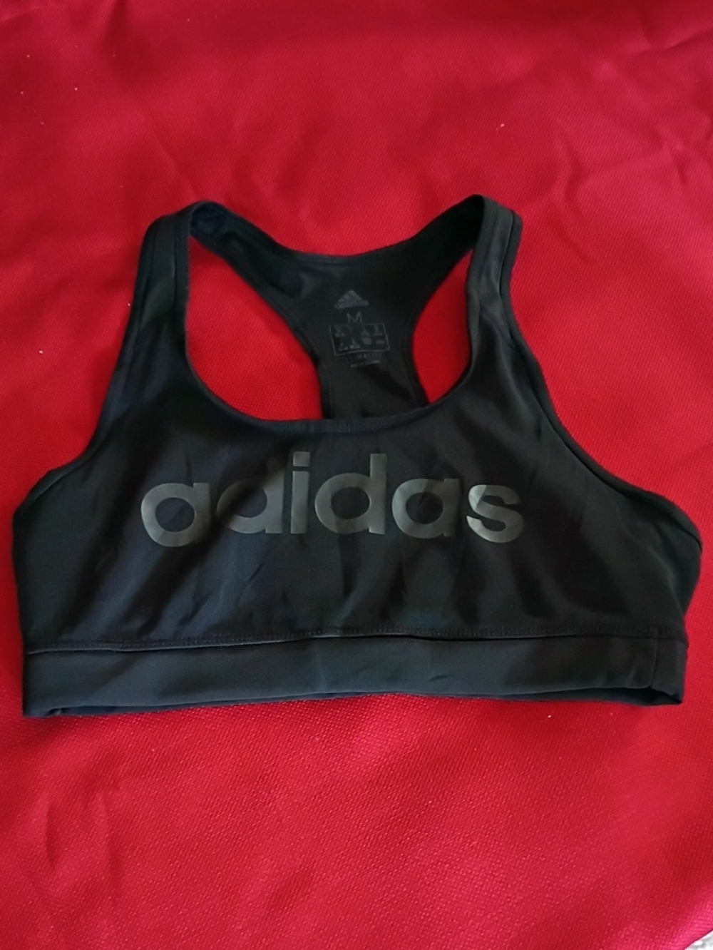 adidas Black Logo Sports Top
